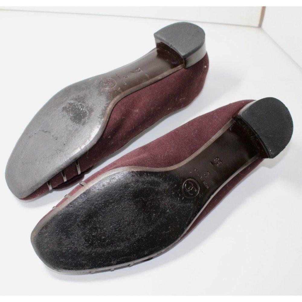 CHANEL Flower Ballerina Ballet Flats sz 38 (US 8) - Picture 9 of 13
